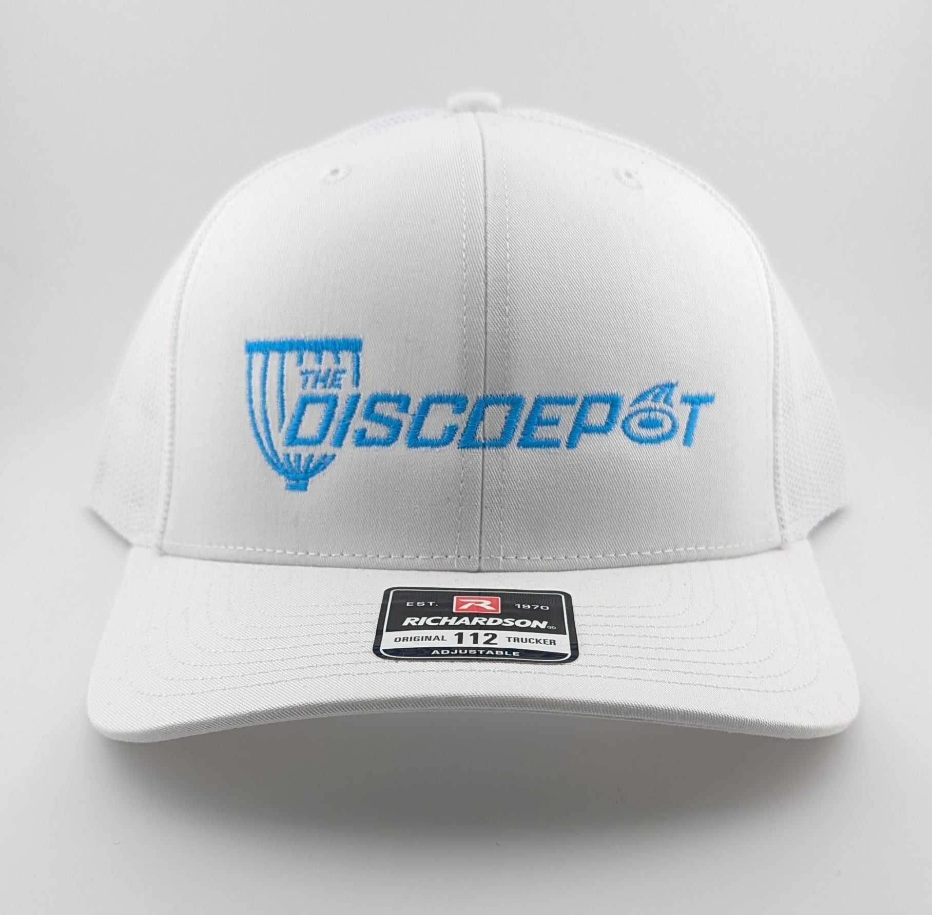 Buy all-white-carolina-blue The Disc Depot Richardson 112 Trucker Hat
