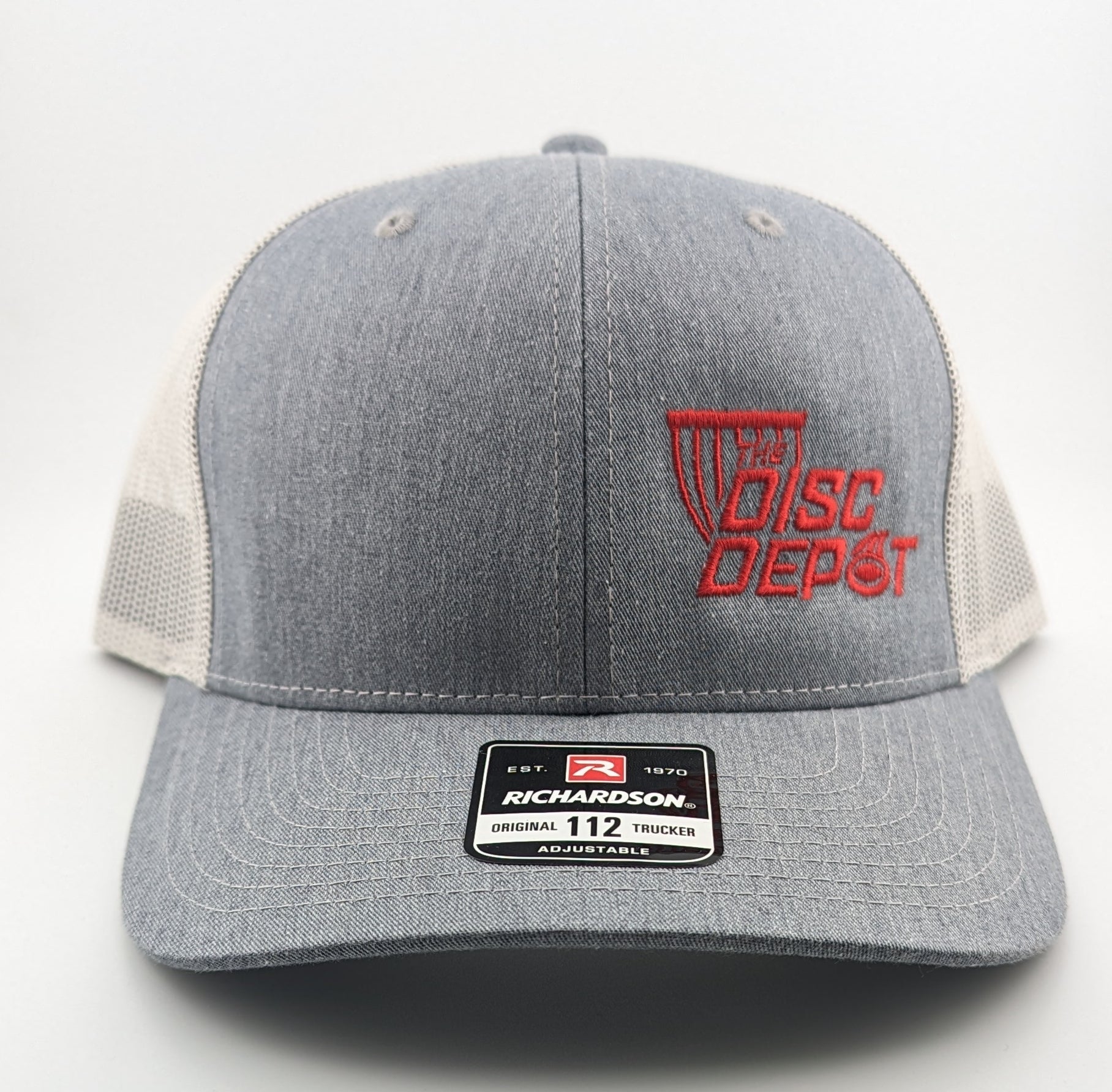 Buy white-grey-red The Disc Depot Richardson 112 Trucker Hat