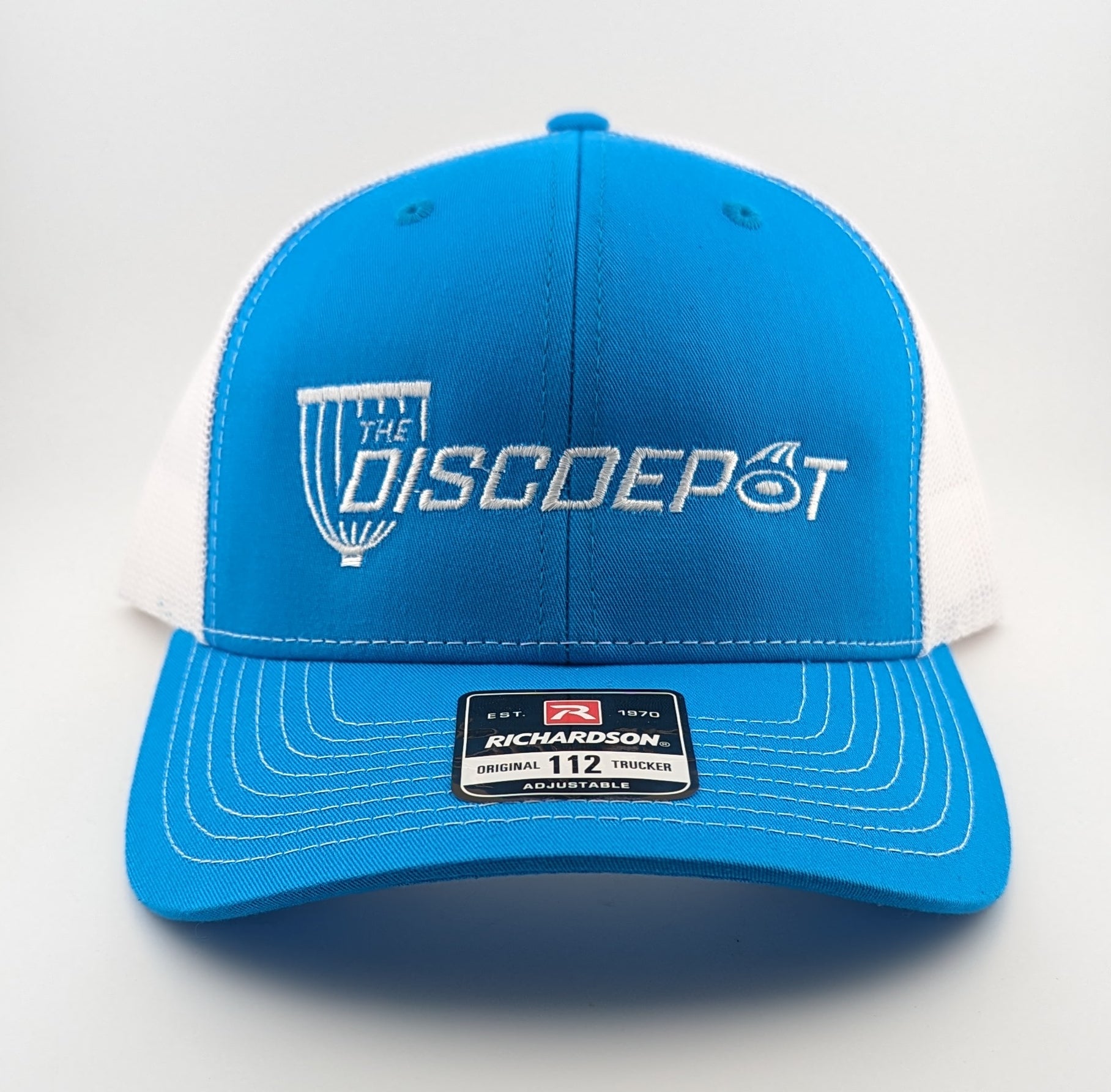 Buy white-carolina-blue The Disc Depot Richardson 112 Trucker Hat