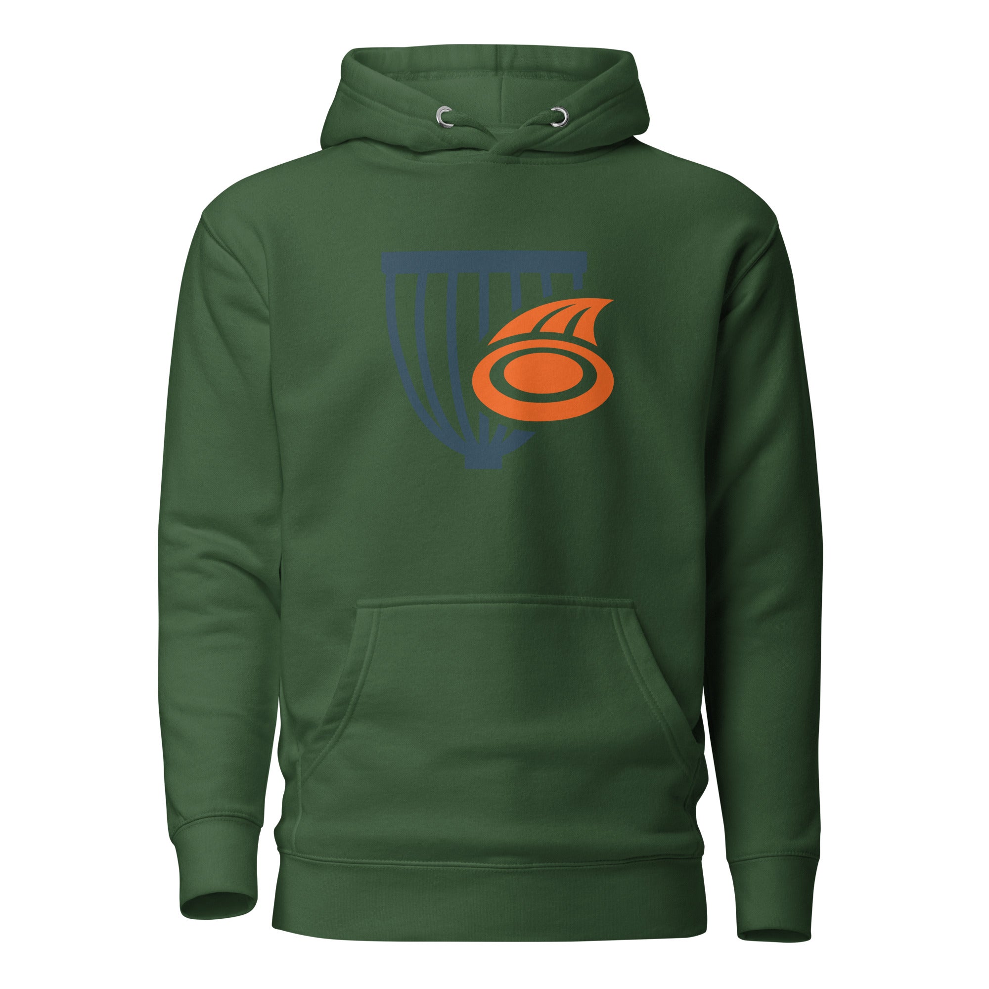 Buy forest-green The Disc Depot Unisex Hoodie