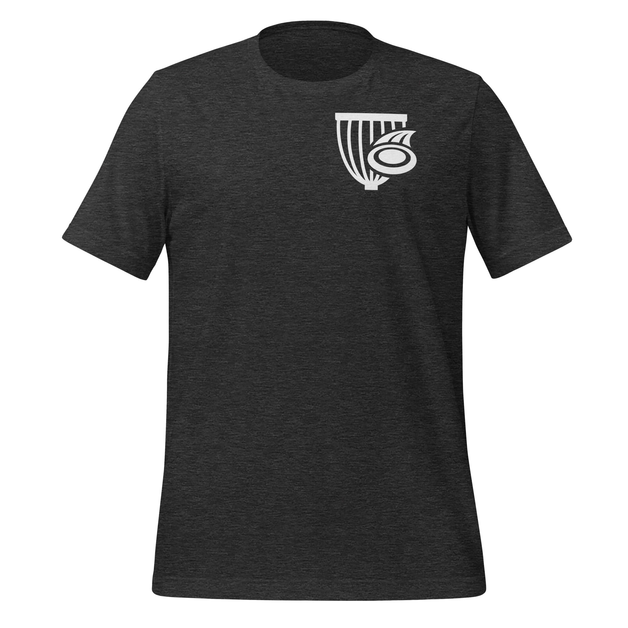 Buy dark-grey-heather The Disc Depot Short Sleeve Unisex t-shirt