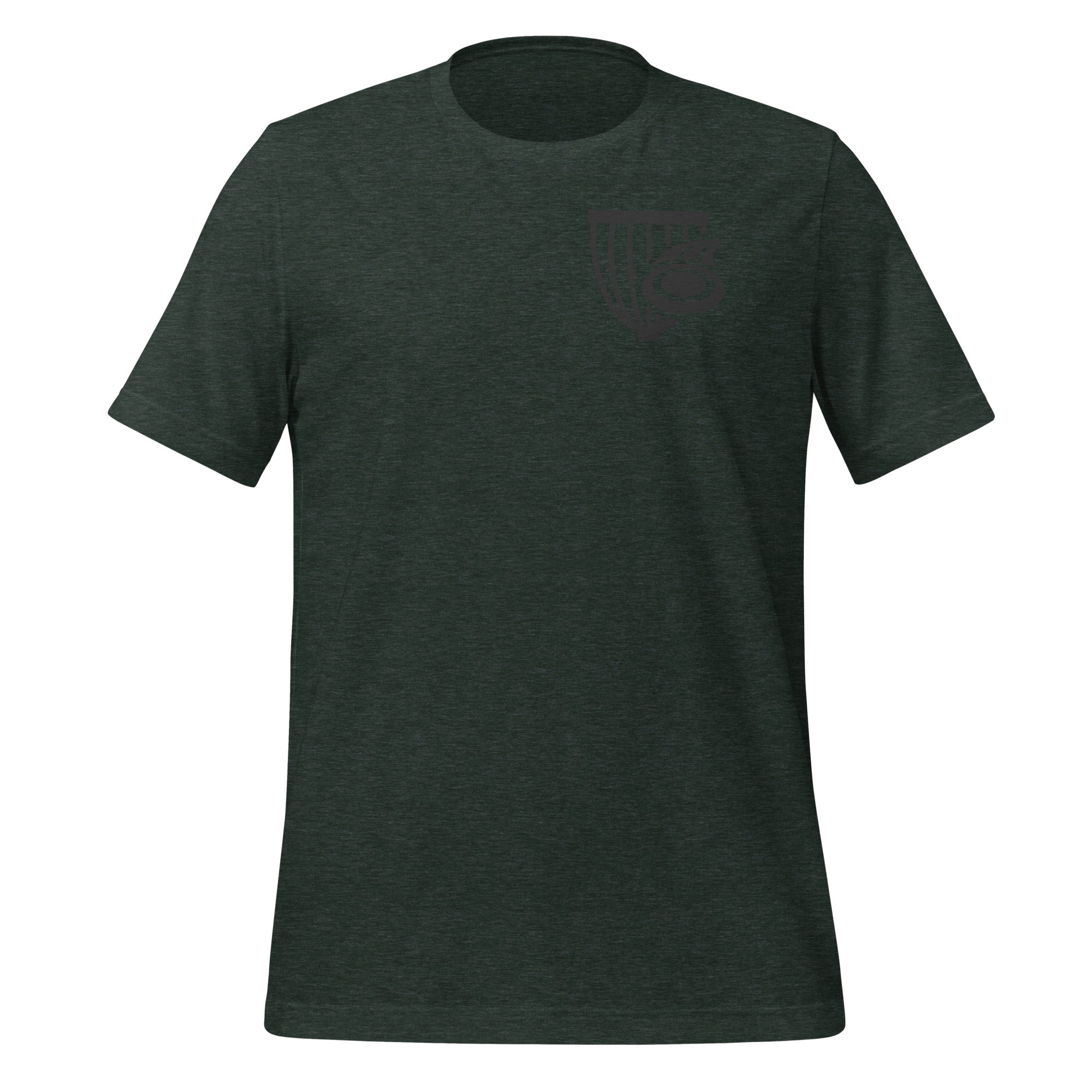 Buy heather-forest The Disc Depot Short Sleeve Unisex t-shirt
