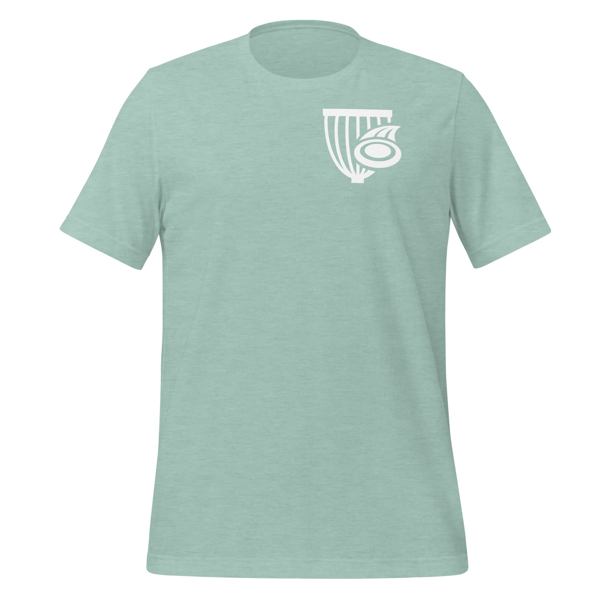 Buy heather-prism-dusty-blue The Disc Depot Short Sleeve Unisex t-shirt