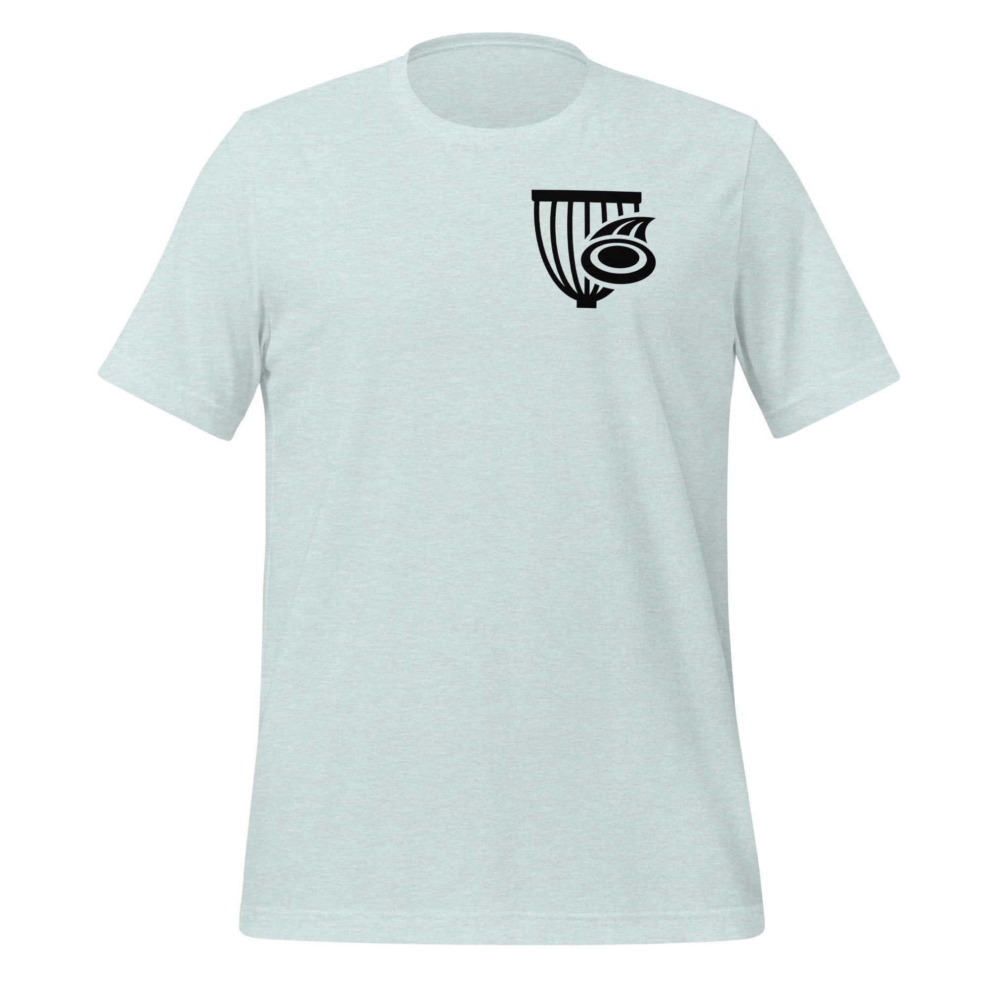 Buy heather-prism-ice-blue The Disc Depot Short Sleeve Unisex t-shirt