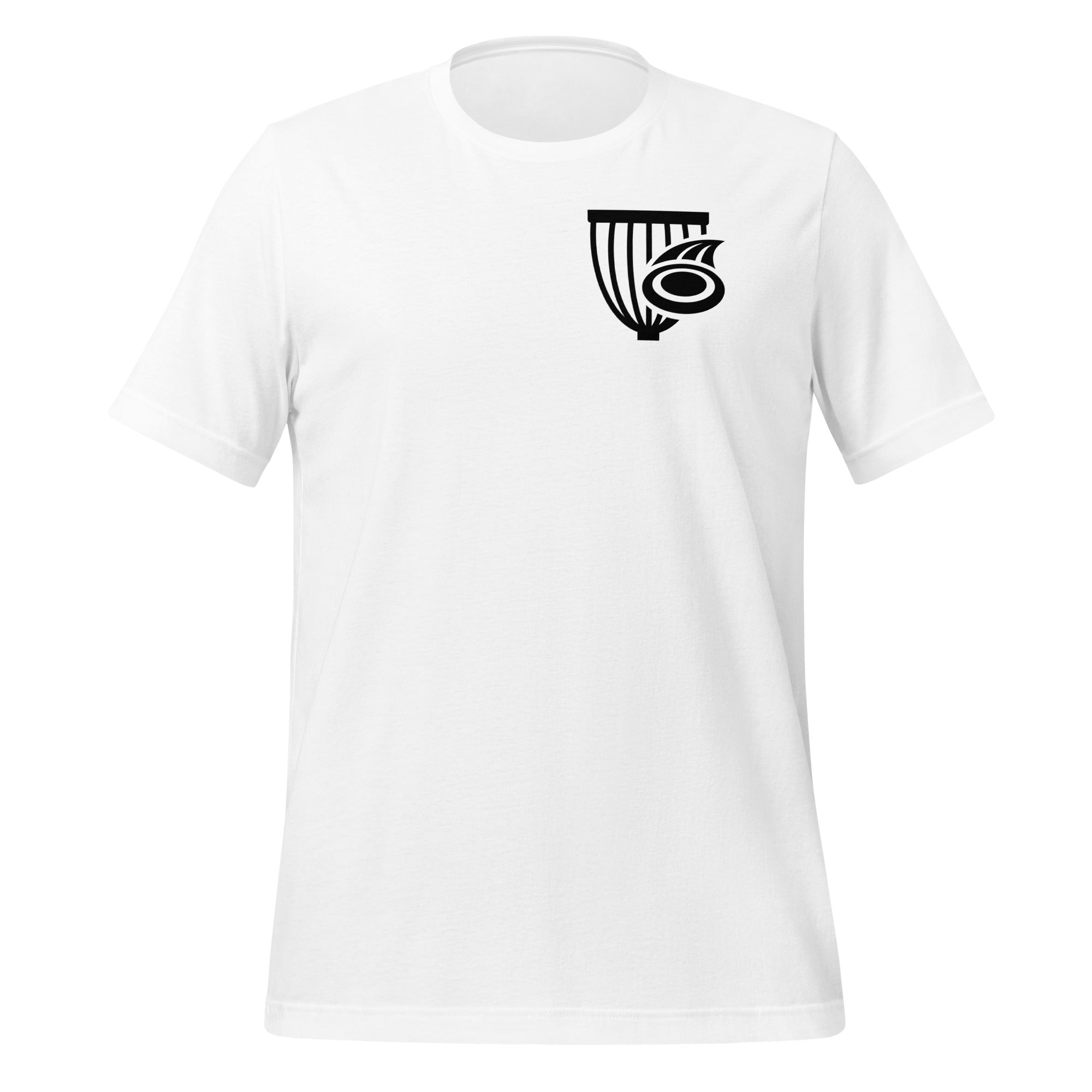 Buy white The Disc Depot Short Sleeve Unisex t-shirt
