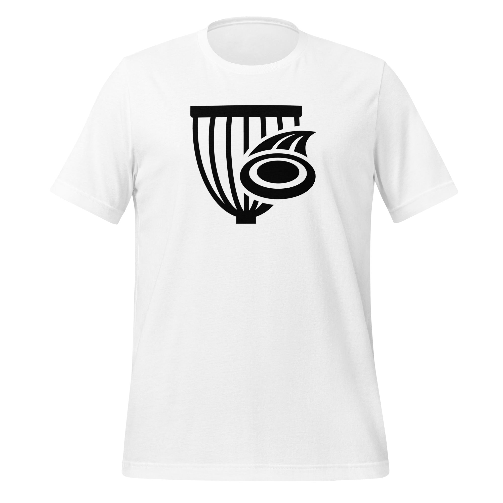 Buy white The Disc Depot Unisex Staple T-Shirt | Bella + Canvas 3001