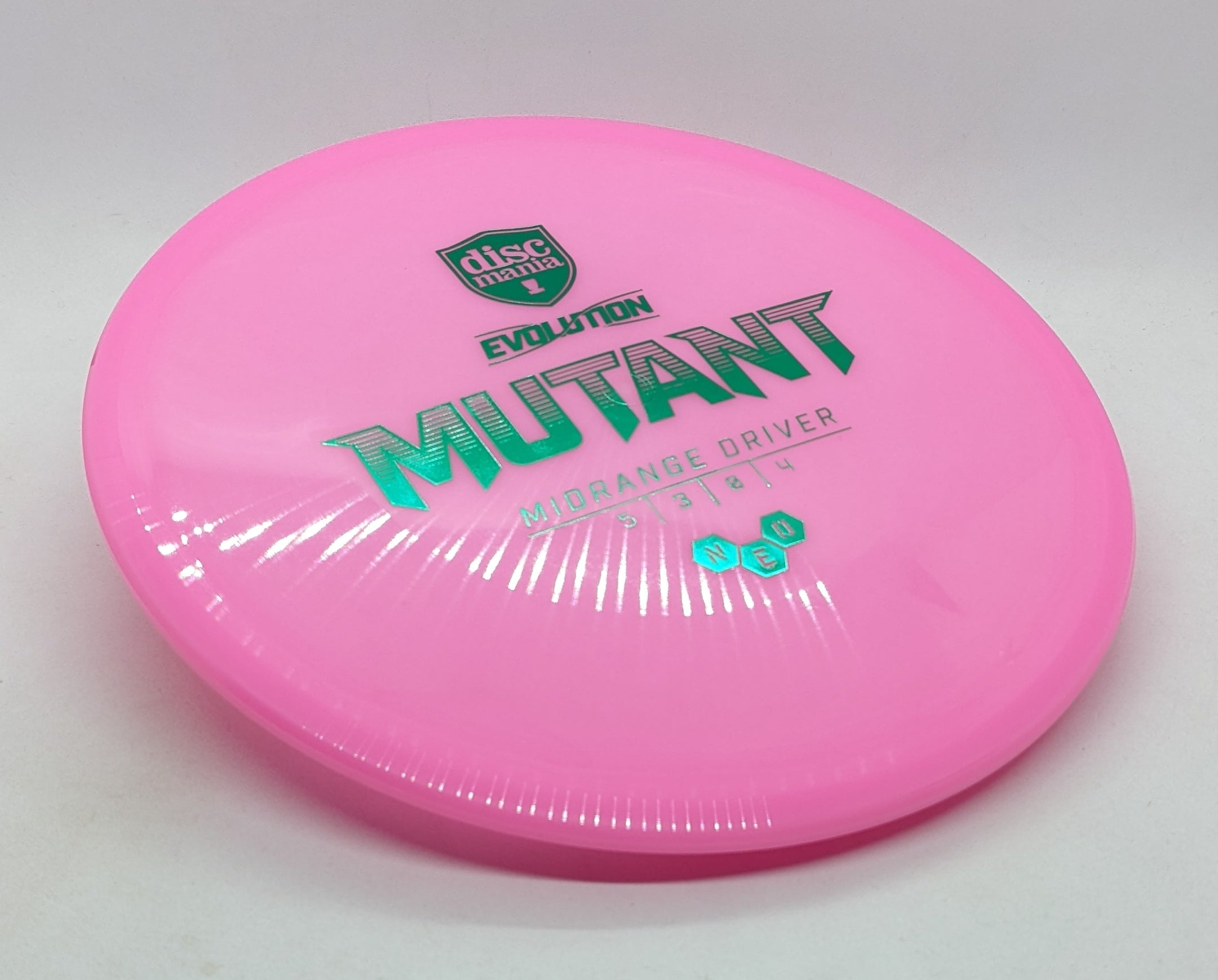 Buy pink-green-foil-177g Discmania Evolution Neo Mutant