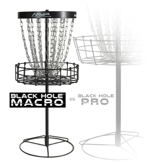 MVP Black Hole Macro Disc Golf Basket - 0