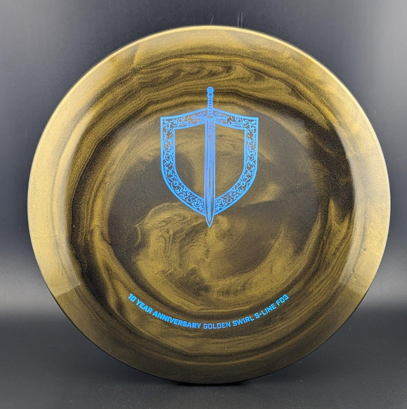 Discmania 10th Anniversary Golden Swirl S-Line FD3