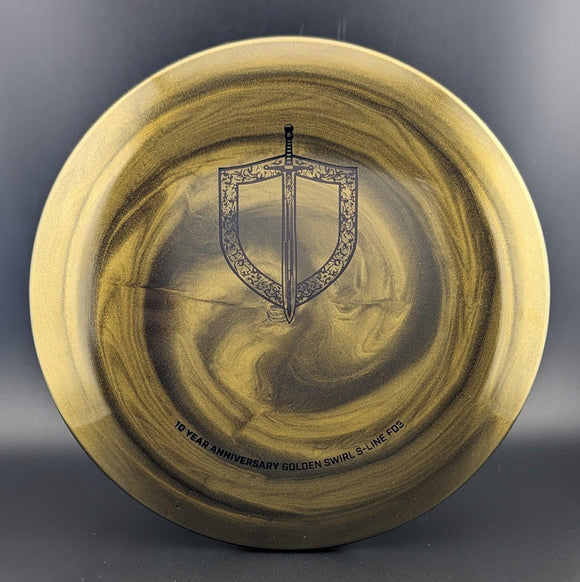 Discmania 10th Anniversary Golden Swirl S-Line FD3