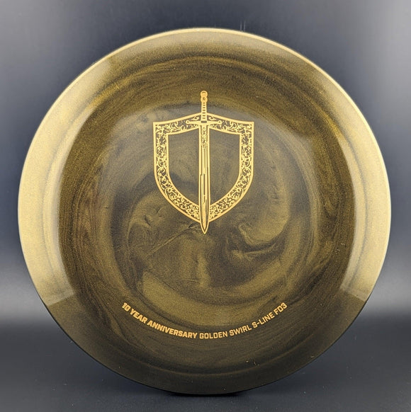 Discmania 10th Anniversary Golden Swirl S-Line FD3