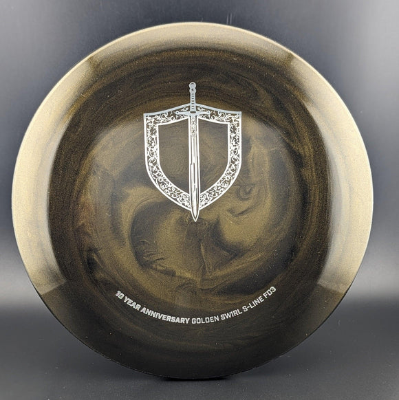 Discmania 10th Anniversary Golden Swirl S-Line FD3