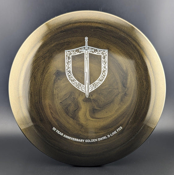 Discmania 10th Anniversary Golden Swirl S-Line FD3