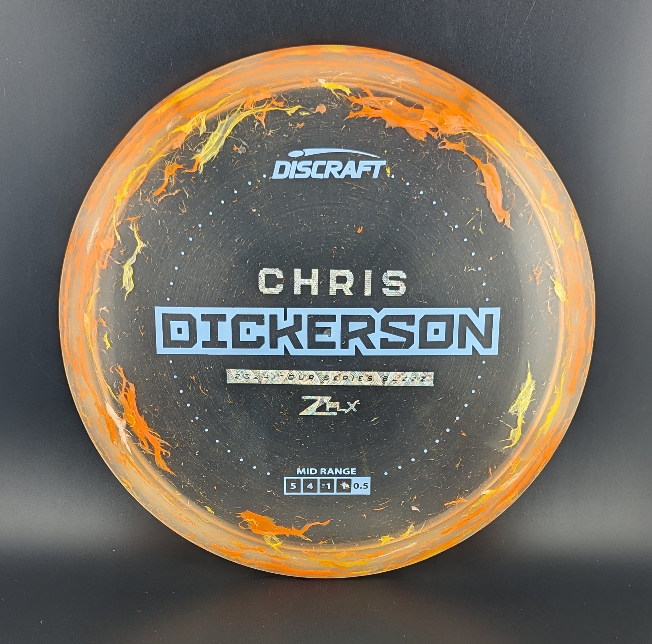 Discraft 2024 Tour Series Jawbreaker Z Flx Buzzz - Chris Dickerson