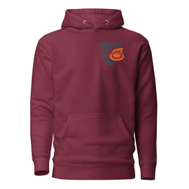 Buy maroon The Disc Depot Unisex Hoodie