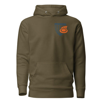 Buy military-green The Disc Depot Unisex Hoodie