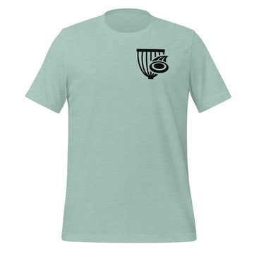 Buy heather-prism-dusty-blue The Disc Depot Short Sleeve Unisex t-shirt