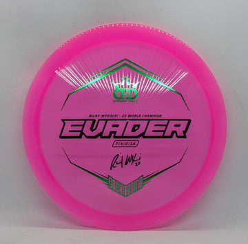 Buy pink-green-foil-175g Dynamic Discs Lucid Evader Ricky Wysocki Sockibomb Stamp