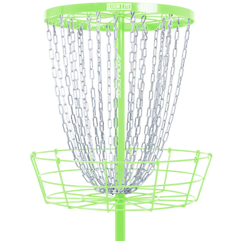 Buy lime Axiom Lite Disc Golf Basket